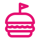 Hamburger stand sallé